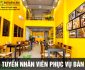 Tuyển nhân viên phục vụ hàng ăn văn phòng ca sáng Tuyển nhân viên phục vụ hàng ăn văn phòng ca sáng