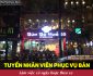 Tuyển nhân viên phục vụ bàn lương cao Tuyển nhân viên phục vụ bàn lương cao