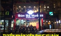 Tuyển nhân viên phục vụ bàn lương cao Tuyển nhân viên phục vụ bàn lương cao