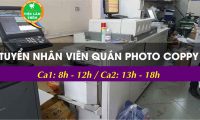 Tuyển nhân viên đóng xoắn sách, trực fanpage chốt đơn – Quán Photocopy Tuyển nhân viên đóng xoắn sách, trực fanpage chốt đơn – Quán Photocopy