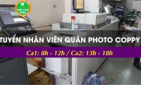 Tuyển nhân viên đóng xoắn sách, trực fanpage chốt đơn – Quán Photocopy Tuyển nhân viên đóng xoắn sách, trực fanpage chốt đơn – Quán Photocopy