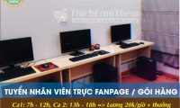 Tuyển nhân viên trực fanpage và gói hàng – Shop bán hàng online Tuyển nhân viên trực fanpage và gói hàng – Shop bán hàng online