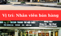 Tuyển nhân viên bán hàng – Cửa hàng đồ trang trí SenDecor Tuyển nhân viên bán hàng – Cửa hàng đồ trang trí SenDecor