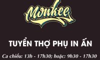 Tuyển thợ phụ in ấn và máy ép nhiệt sản phẩm- Xưởng In Lưới Monkee Tuyển thợ phụ in ấn và máy ép nhiệt sản phẩm- Xưởng In Lưới Monkee