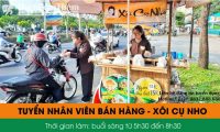 Tuyển nhân viên bán hàng buổi sáng – Xôi cụ Nho Tuyển nhân viên bán hàng buổi sáng – Xôi cụ Nho