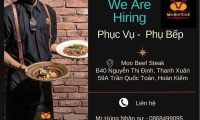 Tuyển nhân viên phục vụ bàn, phụ bếp Tuyển nhân viên phục vụ bàn, phụ bếp