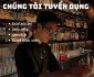 Tuyển vị trí: Rửa ly, dọn quán, phục vụ, giữ xe, Hoạt náo, Bartender Tuyển vị trí: Rửa ly, dọn quán, phục vụ, giữ xe, Hoạt náo, Bartender