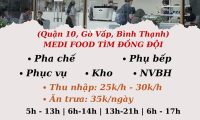 Tuyển NV pha chế, phụ bếp, phục vụ, bán hàng, kho Tuyển NV pha chế, phụ bếp, phục vụ, bán hàng, kho
