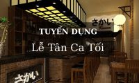 Tuyển nữ lễ tân ca tối lương cao