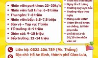 Tuyển nhiều vị trí lương cao – Nhà hàng Nướng 79