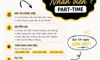Tuyển nhân viên bán hàng parttime