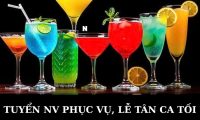 Tuyển nhân viên lễ tân, phục vụ ca tối lương cao