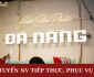 Tuyển nhân viên tiếp thực, phục vụ bàn
