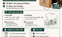 Tuyển nhân viên đóng gói